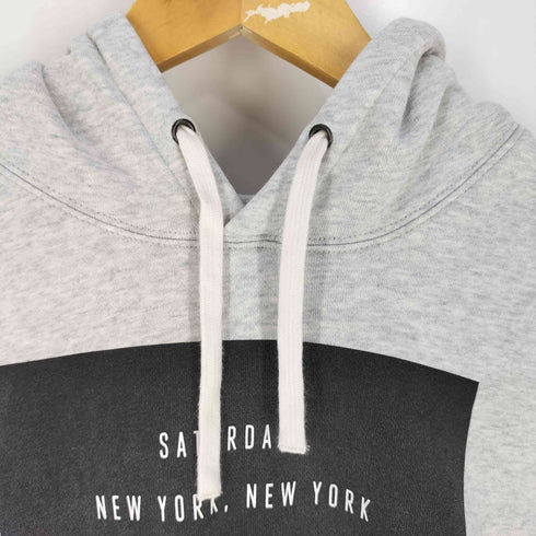 サタデーズニューヨークシティ Saturdays NYC ボックスロゴ プルオーバーパーカー メンズ