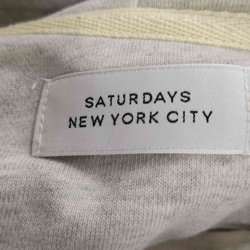 サタデーズニューヨークシティ Saturdays NYC ボックスロゴ プルオーバーパーカー メンズ