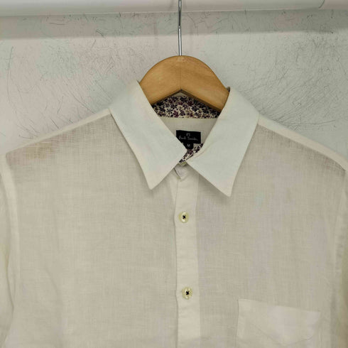 ピーエスポールスミス PS Paul Smith 七分袖リネンシャツ メンズ JPN:M