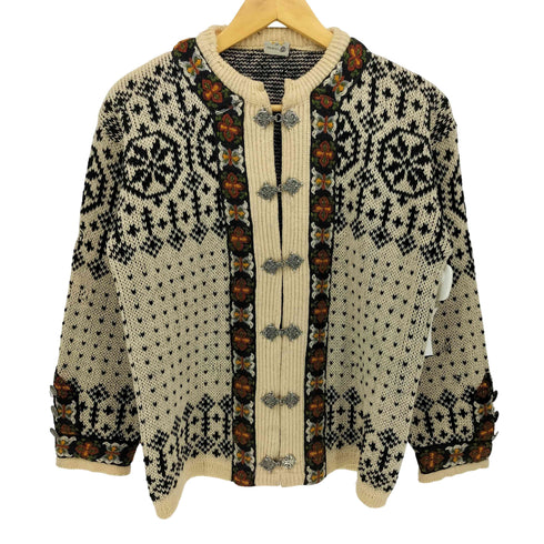 DIRDALSTRIKK 70-80S ノルウェー製 ノルディック チロリアンニット レディース 42