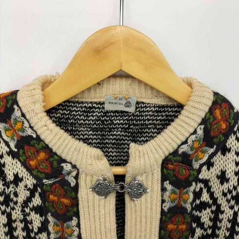 DIRDALSTRIKK 70-80S ノルウェー製 ノルディック チロリアンニット レディース 42