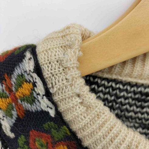 DIRDALSTRIKK 70-80S ノルウェー製 ノルディック チロリアンニット レディース 42