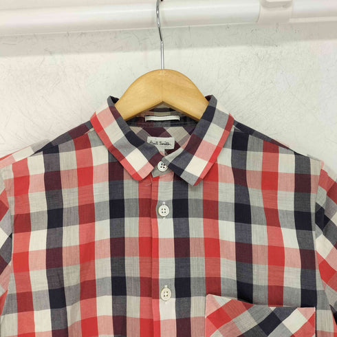 ポールスミス Paul Smith ブロックチェックS/Sシャツ メンズ JPN:M