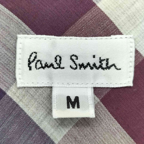 ポールスミス Paul Smith ブロックチェックS/Sシャツ メンズ JPN:M