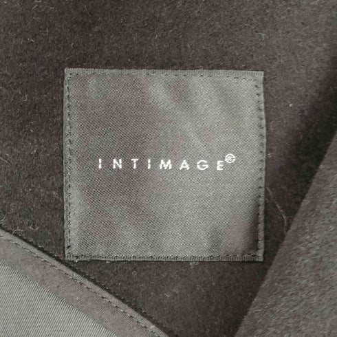 intimage カシミヤ100 ダブル チェスターコート メンズ a175(A6)