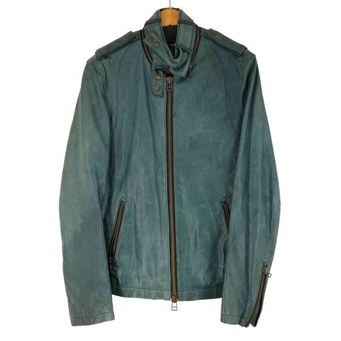 SERGEANT SALUTE 羊革シングルライダースジャケット メンズ 48