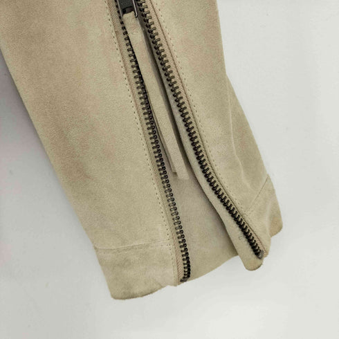 エイチアンドエム H&M フリンジスエードレザージャケット メンズ 48