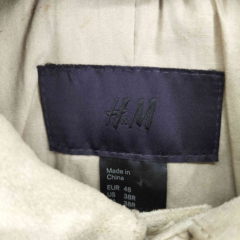 エイチアンドエム H&M フリンジスエードレザージャケット メンズ 48