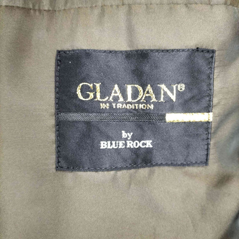 gladan blue rock アンゴラ混 ダブル チェスターコート メンズ MA