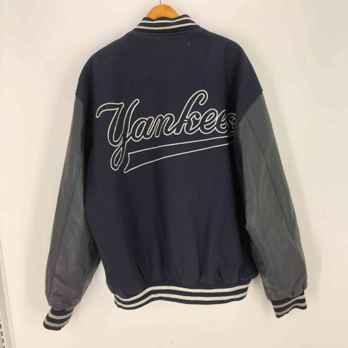 90s JH DESIGN 袖レザースタジアムジャンパー メンズ 2X