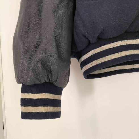 90s JH DESIGN 袖レザースタジアムジャンパー メンズ 2X