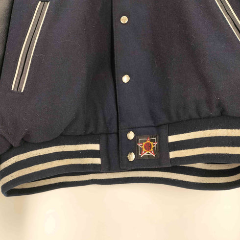 90s JH DESIGN 袖レザースタジアムジャンパー メンズ 2X