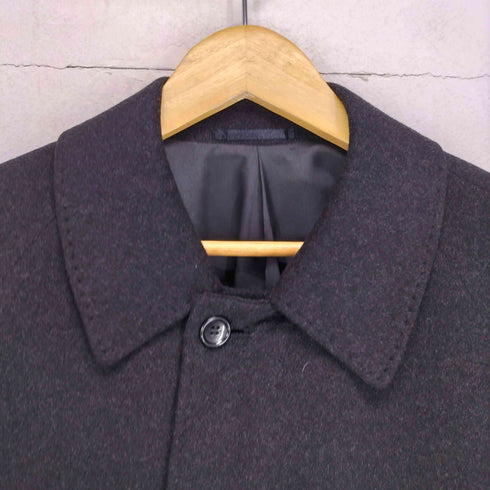 cashmere カシミヤ100 ステンカラーコート メンズ 90 A4