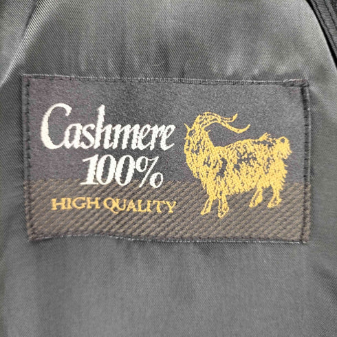 cashmere カシミヤ100 ステンカラーコート メンズ 90 A4