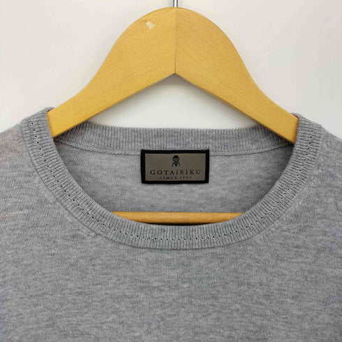 ゴタイリク 五大陸 ハイゲージ クルーネック ウール ニット メンズ JPN:XL