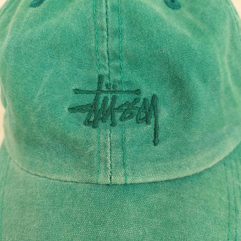 ステューシー Stussy Washed Stock Low Pro Cap ストックロゴ刺繍 6パネルキャップ メンズ