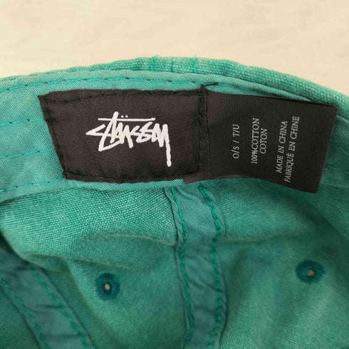 ステューシー Stussy Washed Stock Low Pro Cap ストックロゴ刺繍 6パネルキャップ メンズ