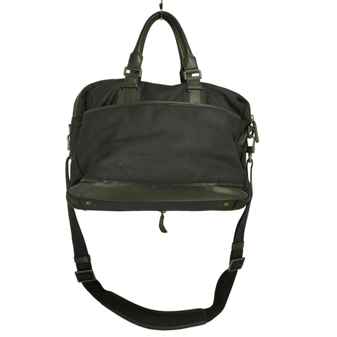 アルマーニコレツィオーニ ARMANI COLLEZIONI 2WAY ロゴ刻印 レザー切替 ビジネスバック メンズ