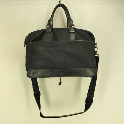 アルマーニコレツィオーニ ARMANI COLLEZIONI 2WAY ロゴ刻印 レザー切替 ビジネスバック メンズ