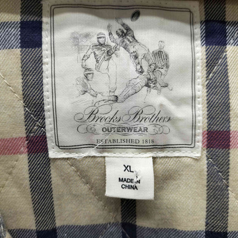 ブルックスブラザーズ BROOKS BROTHERS OUTERWEAR 裏地ノバチェック コットン マウンテン パーカー ジャケット ハンドウォームポケット メンズ import:XL