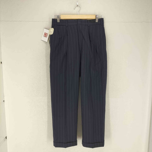 ラルフローレン RALPH LAUREN 総裏 開き見せ サイドベンツ ストライプ 2Bシングルテーラードジャケット セットアップ メンズ C90-W78-T165 A4