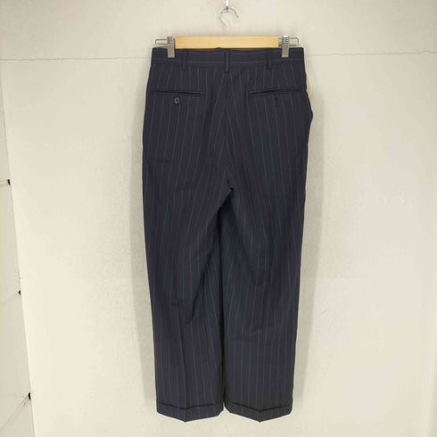 ラルフローレン RALPH LAUREN 総裏 開き見せ サイドベンツ ストライプ 2Bシングルテーラードジャケット セットアップ メンズ C90-W78-T165 A4
