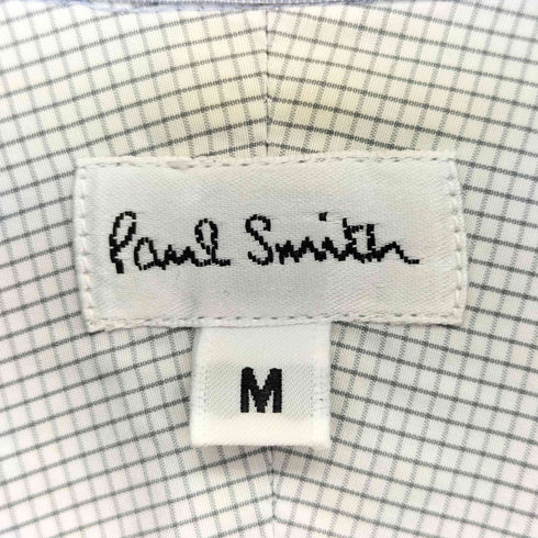 ポールスミス Paul Smith 襟刺繍 丸襟ドレスシャツ メンズ JPN:M