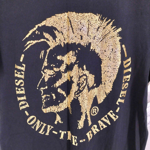 ディーゼル DIESEL 00S フロントっプリント クルーネック Tシャツ メンズ import:L
