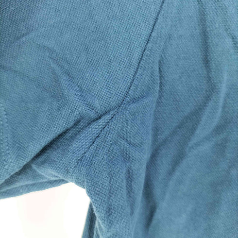 バーバリーロンドン BURBERRY LONDON ホース刺繍 チェック切替 ヘンリーネックTシャツ レディース 48