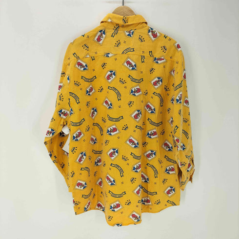 KAPPA LEAGUE キャラクター プリント 総柄 L/S シャツ ユニセックス メンズ