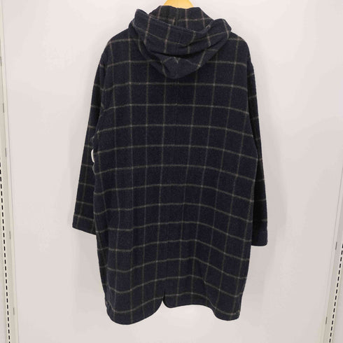 ポールスミスロンドン Paul Smith LONDON フーデット チェック ウール コート メンズ import:M