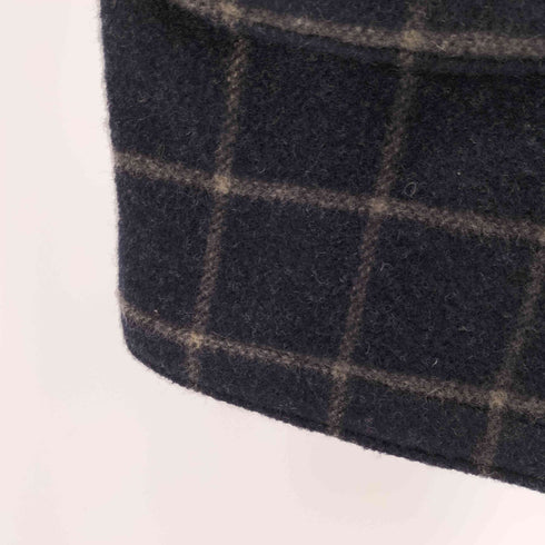 ポールスミスロンドン Paul Smith LONDON フーデット チェック ウール コート メンズ import:M