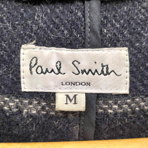 ポールスミスロンドン Paul Smith LONDON フーデット チェック ウール コート メンズ import:M