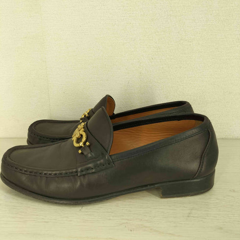 サルヴァトーレフェラガモ Salvatore Ferragamo イタリア製 本革 ガンチーニ ビットローファー メンズ 7 1/2EE