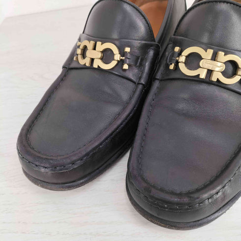 サルヴァトーレフェラガモ Salvatore Ferragamo イタリア製 本革 ガンチーニ ビットローファー メンズ 7 1/2EE