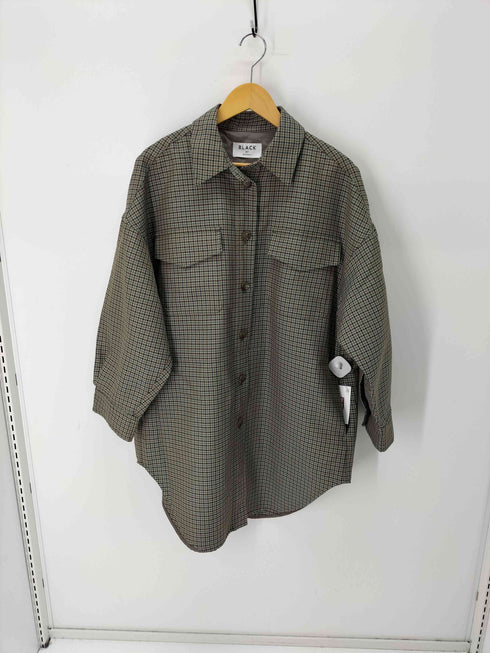ブラックバイマウジー BLACK by moussy over size check sh jk(オーバーサイズチェックシャツジャケット) & check pt(チェックパンツ) セットアップ レディース ジャケット: FREE / パンツ:1
