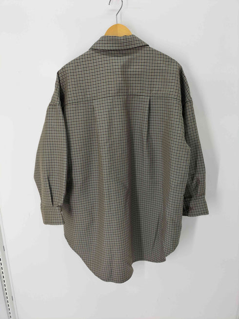 ブラックバイマウジー BLACK by moussy over size check sh jk(オーバーサイズチェックシャツジャケット) & check pt(チェックパンツ) セットアップ レディース ジャケット: FREE / パンツ:1
