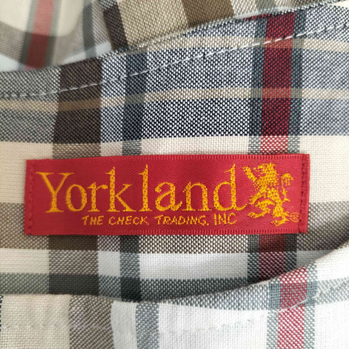 ヨークランド YORKLAND チェック柄 ノースリーブワンピース レディース 9AR