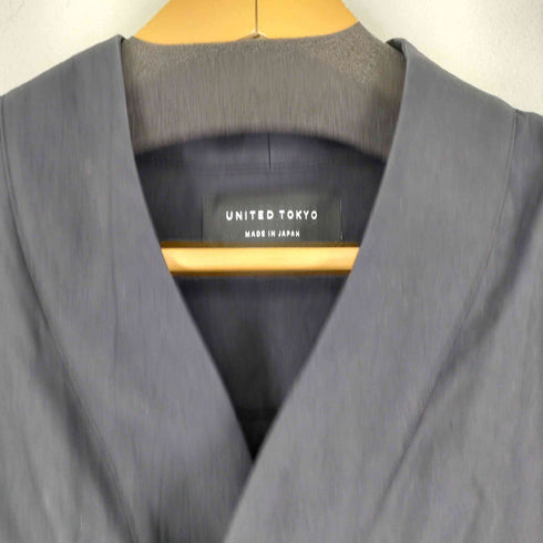 ユナイテッドトウキョウ UNITED TOKYO 撥水ナイロンカラーレスシャツ メンズ FREE