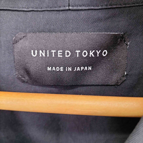 ユナイテッドトウキョウ UNITED TOKYO 撥水ナイロンカラーレスシャツ メンズ FREE