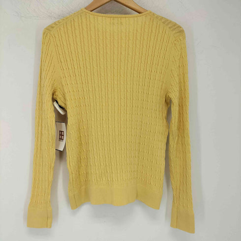 ニューヨーカー NEWYORKER クルーネック L/S コットン ケーブルニット レディース JPN:M