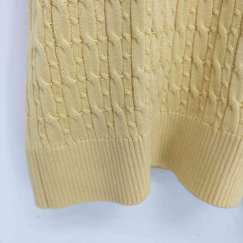 ニューヨーカー NEWYORKER クルーネック L/S コットン ケーブルニット レディース JPN:M