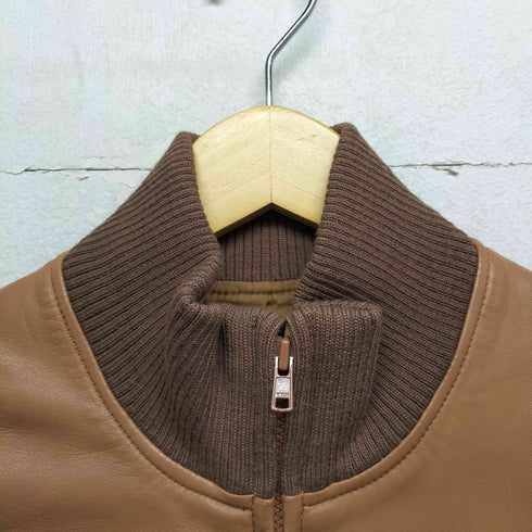 ラムレザー ジップアップジャケット メンズ JPN:M