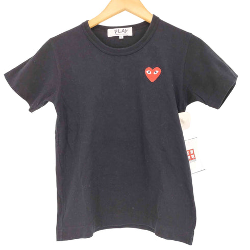 プレイコムデギャルソン PLAY COMME des GARCONS レッドハート ワッペン Tシャツ レディース JPN:S