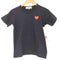 プレイコムデギャルソン PLAY COMME des GARCONS レッドハート ワッペン Tシャツ レディース JPN:S