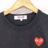 プレイコムデギャルソン PLAY COMME des GARCONS レッドハート ワッペン Tシャツ レディース JPN:S