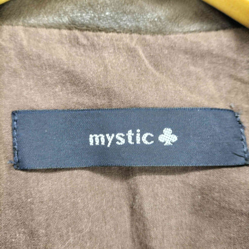ミスティック mystic レザー ライダースジャケット レディース FREE