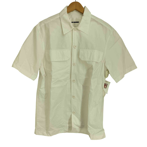ジルサンダー JIL SANDER 24SS チェスト ポケット ポプリンシャツ メンズ 39