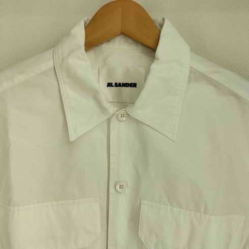 ジルサンダー JIL SANDER 24SS チェスト ポケット ポプリンシャツ メンズ 39