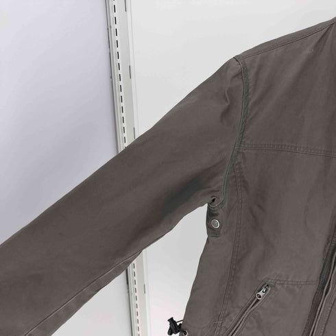 ナパピリ NAPAPIJRI 90-00S 裏地波打ちキルティング 八の字ジップ ダブルジップ ロゴ刺繍 ミリタリー ジャケット メンズ